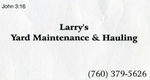 Larry's Bus Card