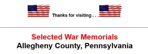 War Memorials Allegheny