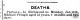 Michael's Death Notice by Mark South